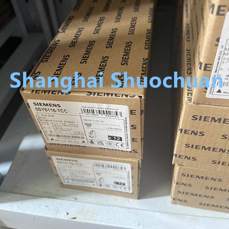 Siemens 5SY6116-7CC miniature circuit breaker 1P 16A C 6kA 230/400VAC