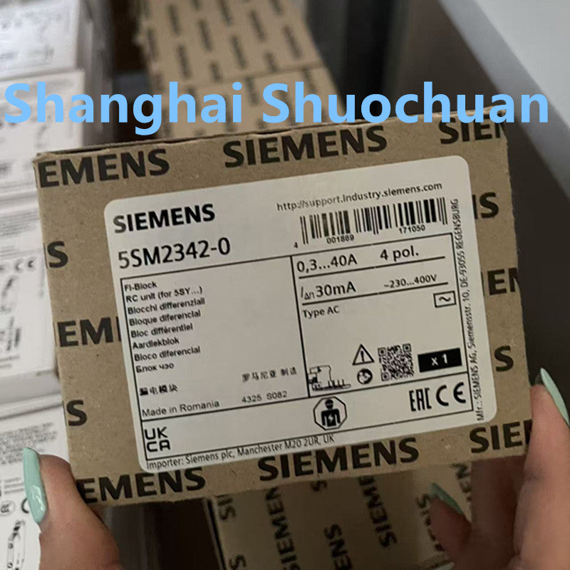 Siemens 5SM2342-0 electromagnetic leakage module (AC 30MA 4P 0.3~40A)