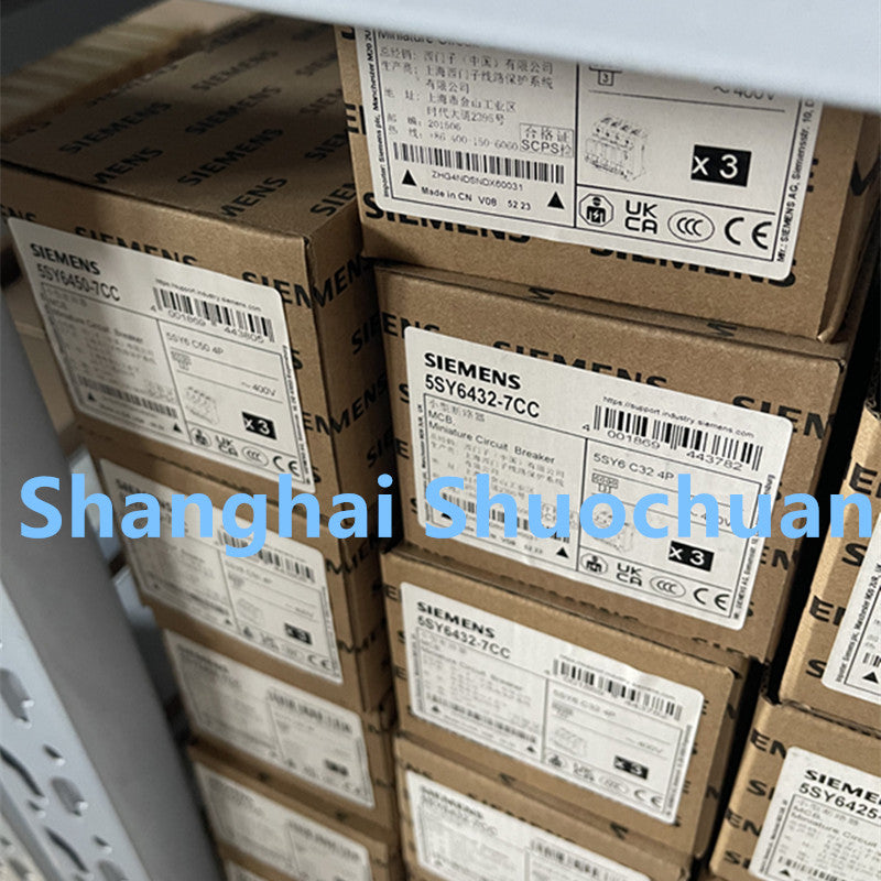 Siemens  5SY6432-7CC miniature circuit breaker  4P 32A C 6kA 400VAC