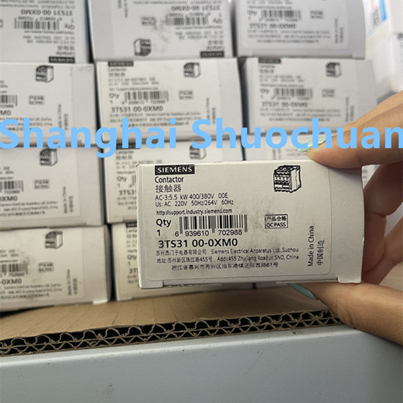 Siemens 3TS3100-0XM0 AC contactor 3P 3NO 12A 220VAC 50Hz