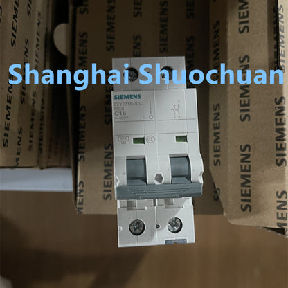 Siemens 5SY6216-7CC miniature circuit breaker 2P 16A C 6kA 400VAC