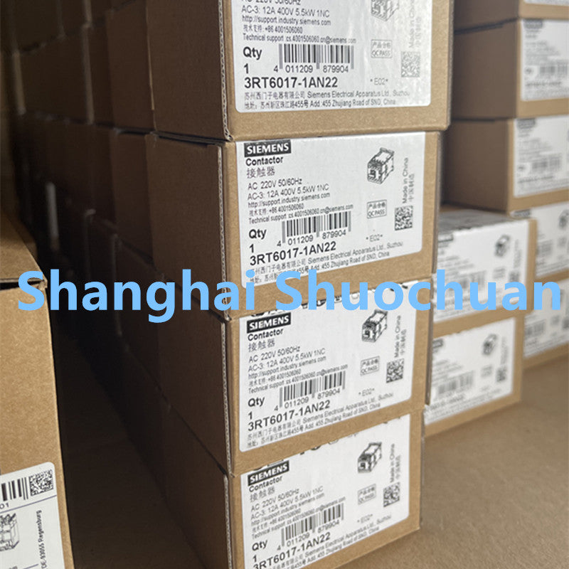 Siemens 3RT6017-1AN22 AC contactor AC220V 50/60HZ 12A 1NC
