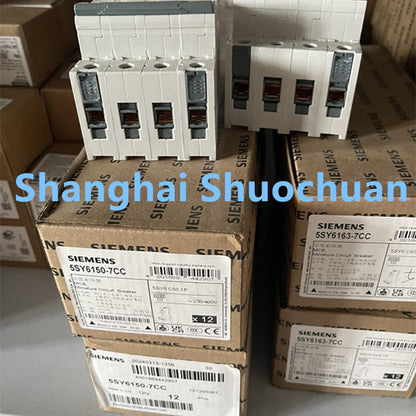 Siemens 5SY6150-7CC miniature circuit breaker 1P 50A C 6kA 230/400VAC