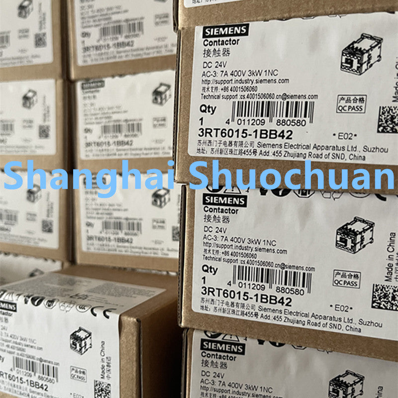 Siemens   3RT6015-1BB42 AC contactor  DC24V 7A 1NC