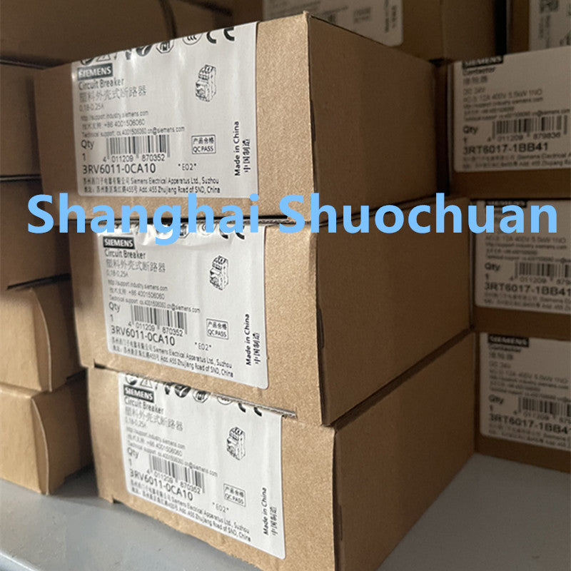 Siemens 3RV6011-0CA10 motor protection circuit breaker 0.06KW 0.18-0.25A