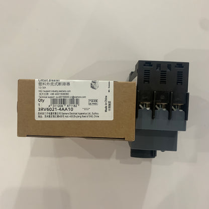 siemens3RV6021-4AA10Circuit breaker 16 A, release 1116 A, N release 208 A, used for motor protection, grade 10, threaded connection, standard exchange capacity