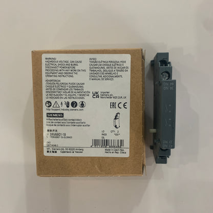 siemens3RV6901-1BAuxiliary switch, horizontal dimension S00, S0 is used for circuit breaker 2 NO