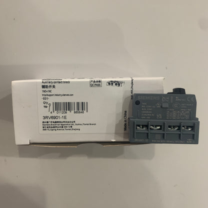 siemens3RV6901-1EAuxiliary switch, horizontal S00, S0， Used for circuit breaker with 1 normally open contact and 1 normally closed contact