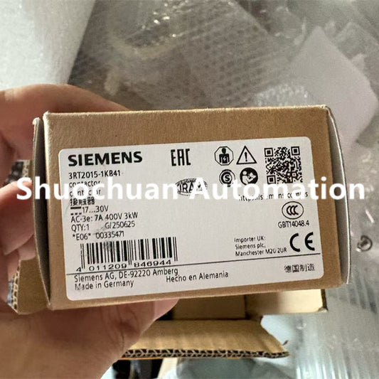 Siemens 3RT2015-1KB41 power contactor  AC-3e/AC-3  7A  3 kW / 400 V 3-pole  24 V DC