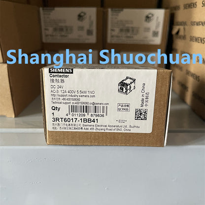 Siemens 3RT6017-1BB41 AC contactor DC24V 12A 1NO