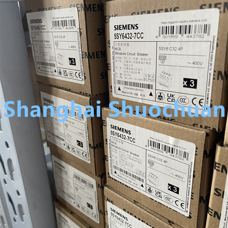 Siemens  5SY6432-7CC miniature circuit breaker  4P 32A C 6kA 400VAC