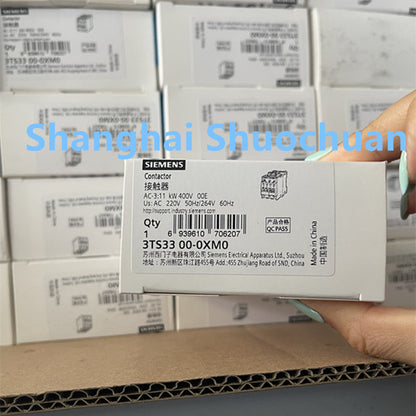 Siemens 3TS3300-0XM0 AC contactor 3P 3NO 25A 220VAC 50Hz