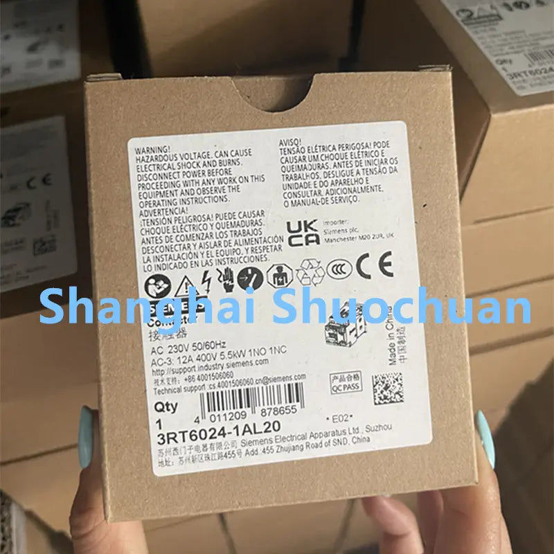 Siemens contactor3RT6024-1AL20 230 V AC 50/60 HZ AC3 5.5 kW 400 V