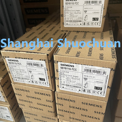 Siemens 5SY6110-7CC miniature circuit breaker 1P 10A C 6kA 230/400VAC