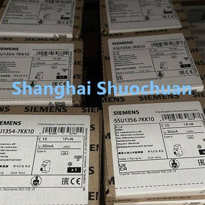 Siemens  5SU1354-7KK10 Miniature Residual Current Circuit Breaker A 30MA 1P+N C10)