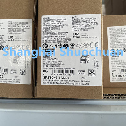 Siemens  3RT5046-1AN20 AC contactor AC220V 50/60HZ 95A
