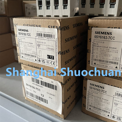 Siemens 5SY6150-7CC miniature circuit breaker 1P 50A C 6kA 230/400VAC