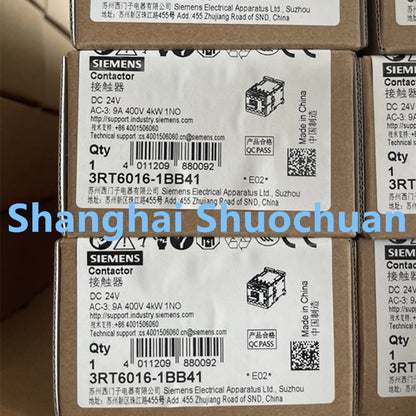 Siemens  3RT6016-1BB41 AC contactor DC24V 9A 1NO