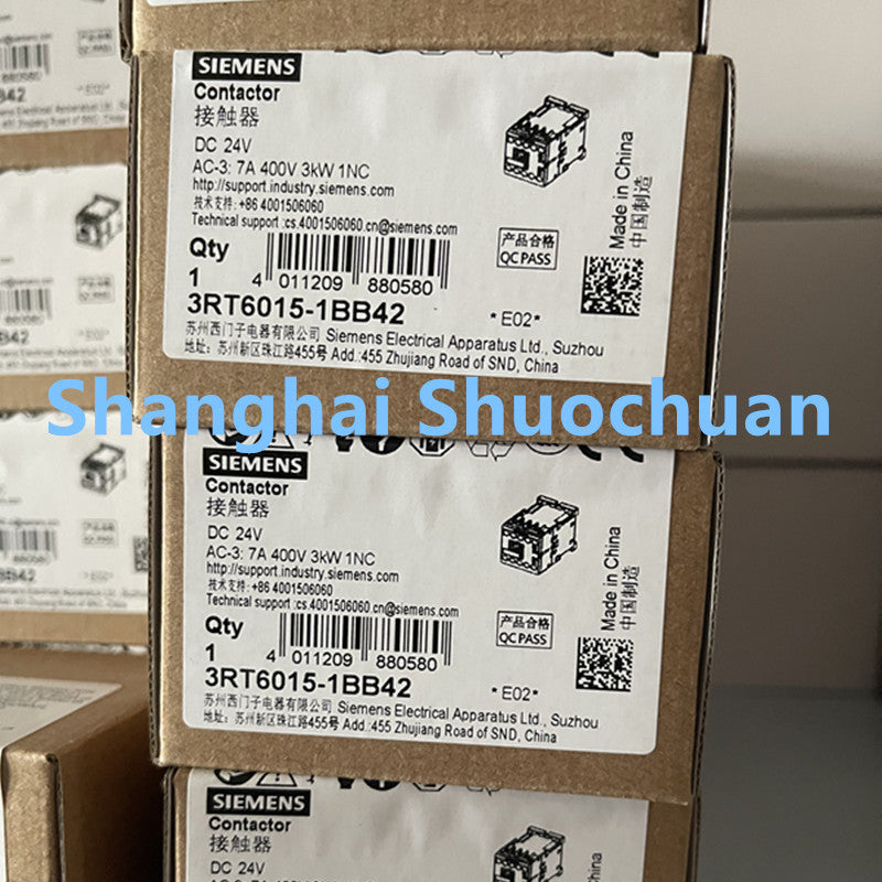 Siemens   3RT6015-1BB42 AC contactor  DC24V 7A 1NC