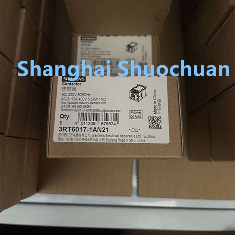 Siemens 3RT6017-1AN21 AC contactor  AC220V 50/60HZ 12A 1NO