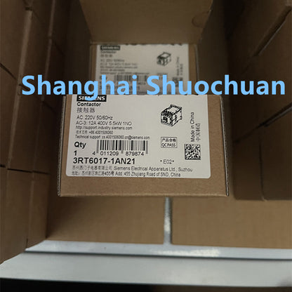 Siemens 3RT6017-1AN21 AC contactor  AC220V 50/60HZ 12A 1NO