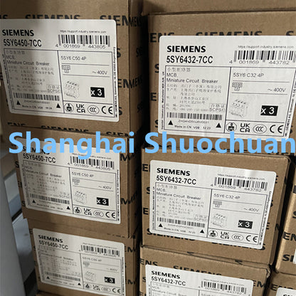 Siemens  5SY6432-7CC miniature circuit breaker  4P 32A C 6kA 400VAC